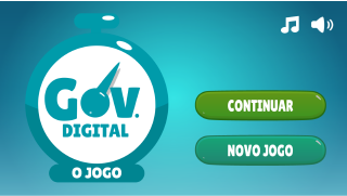 Tela inicial do jogo Gov Digital