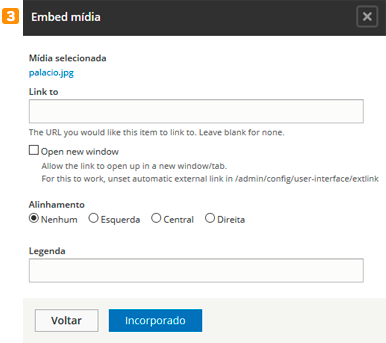 Tela 3 enviar imagem - selecionar arquivos