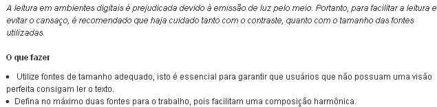 Exemplo de fonte itálica