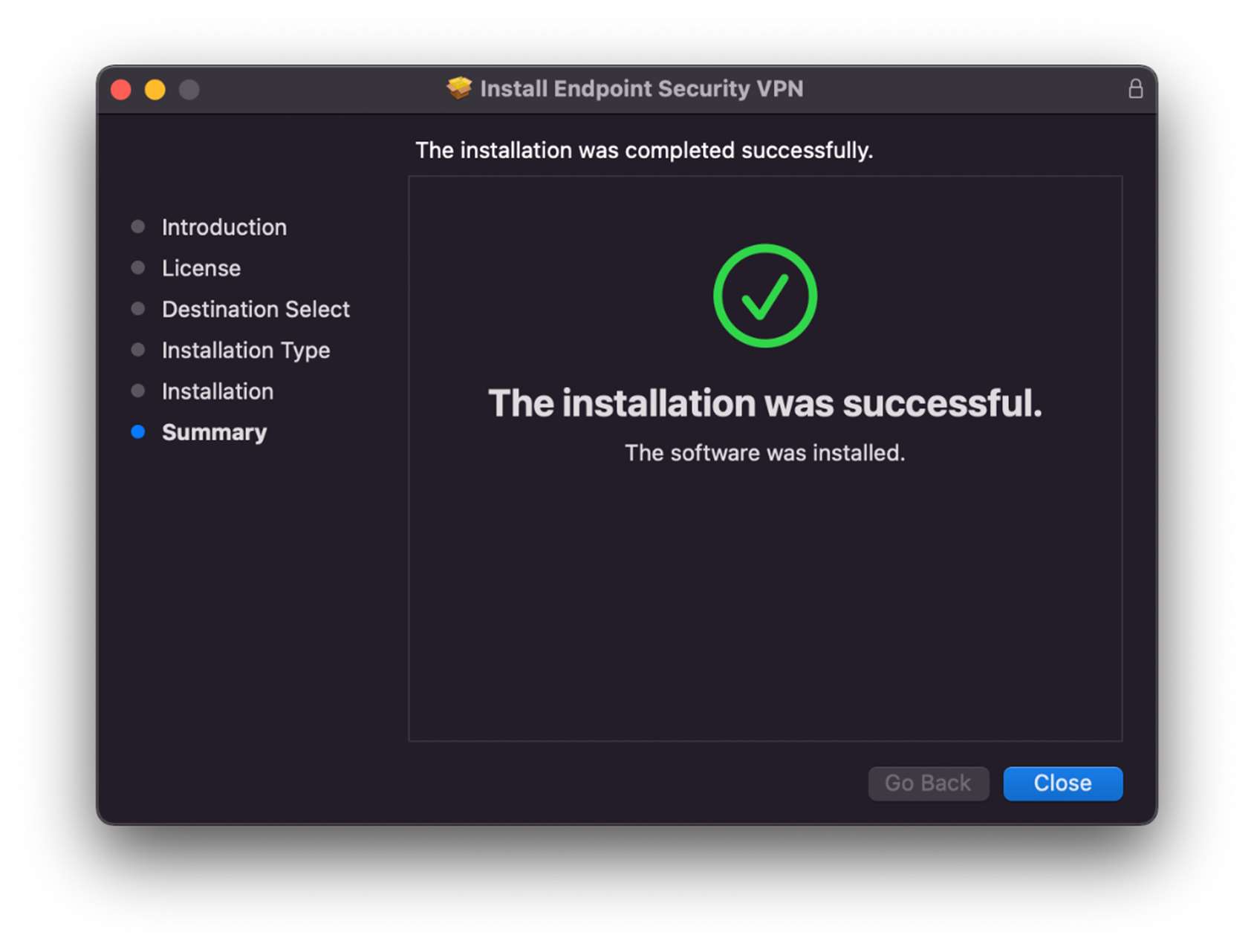 MacOS Checkpoint