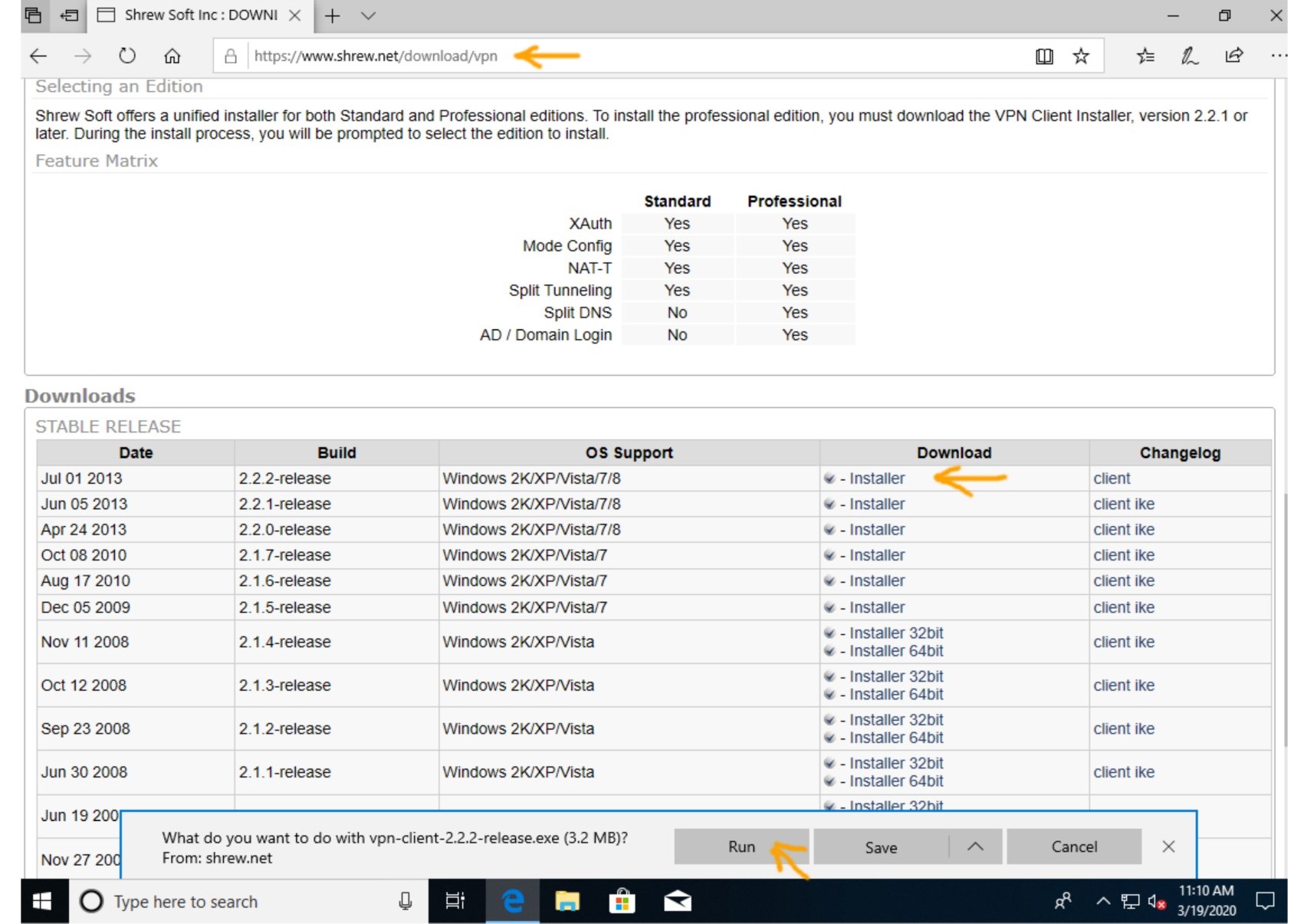 Windows 8 e 10 Cisco